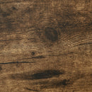 Panca Scarpiera Salvaspazio 90x37x60 cm in Metallo e Truciolare Marrone