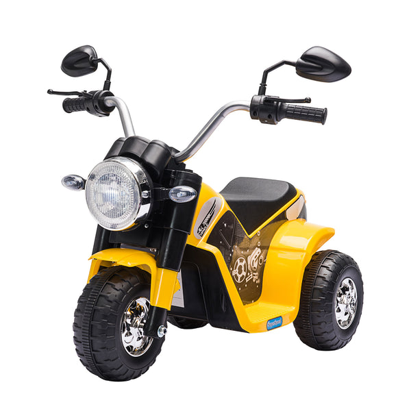 Moto Elettrica per Bambini 6V 3 Ruote Gialla sconto