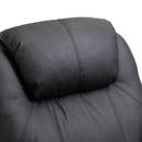 Poltrona Relax Massaggiante 84x92x109 cm in Similpelle Nera