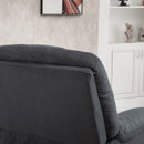 Poltrona Relax Reclinabile 96x99x104 cm in Tessuto Grigio