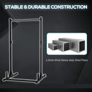 Porta Bilanciere 129x118x216 cm max 150Kg in Acciaio Nero