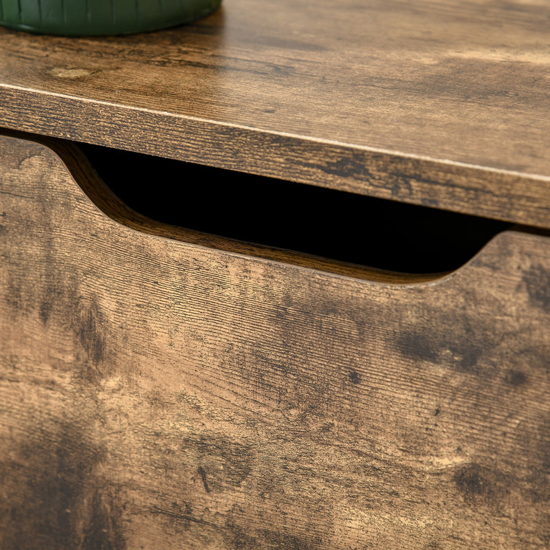 Mobile Scarpiera 2 Ante 62,5x26x81 cm 6 Paia di Scarpe in Legno Marrone