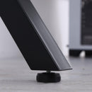 Scrivania Gaming con Ripiano Monitor 120x60x97 cm in MDF e Metallo Nero