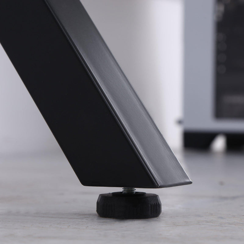 Scrivania Gaming con Ripiano Monitor 120x60x97 cm in MDF e Metallo Nero