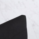 Set 4 Sedie 41x50x97 cm in Tessuto Nero
