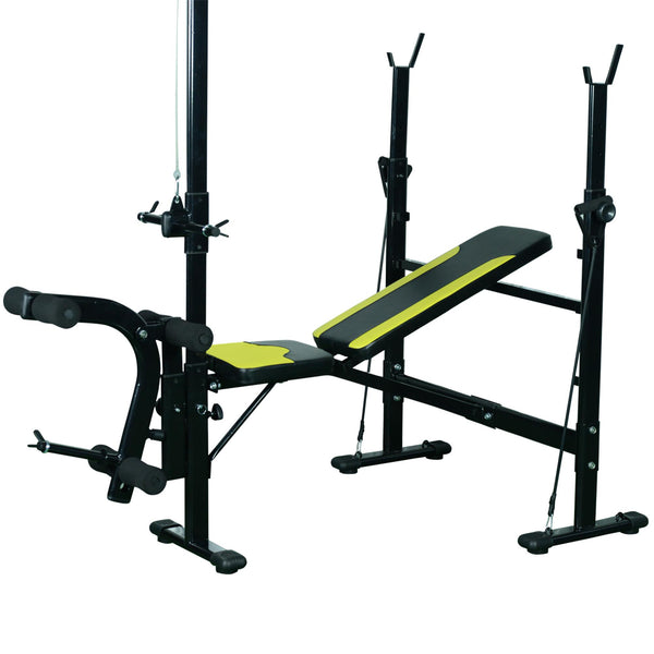 Stazione Fitness Multifunzione 175x110x202 cm in Acciaio Nero acquista