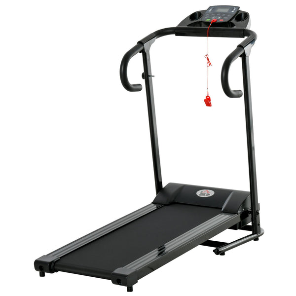 sconto Tapis Roulant Elettrico Pieghevole 8-10 Km/h 500W 3 Programmi Nero