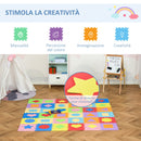 Tappeto Puzzle per Bambini 182,5x182,5 cm in EVA Multicolore