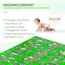 Tappeto Puzzle per Bambini 182,5x182,5 cm in EVA Multicolore