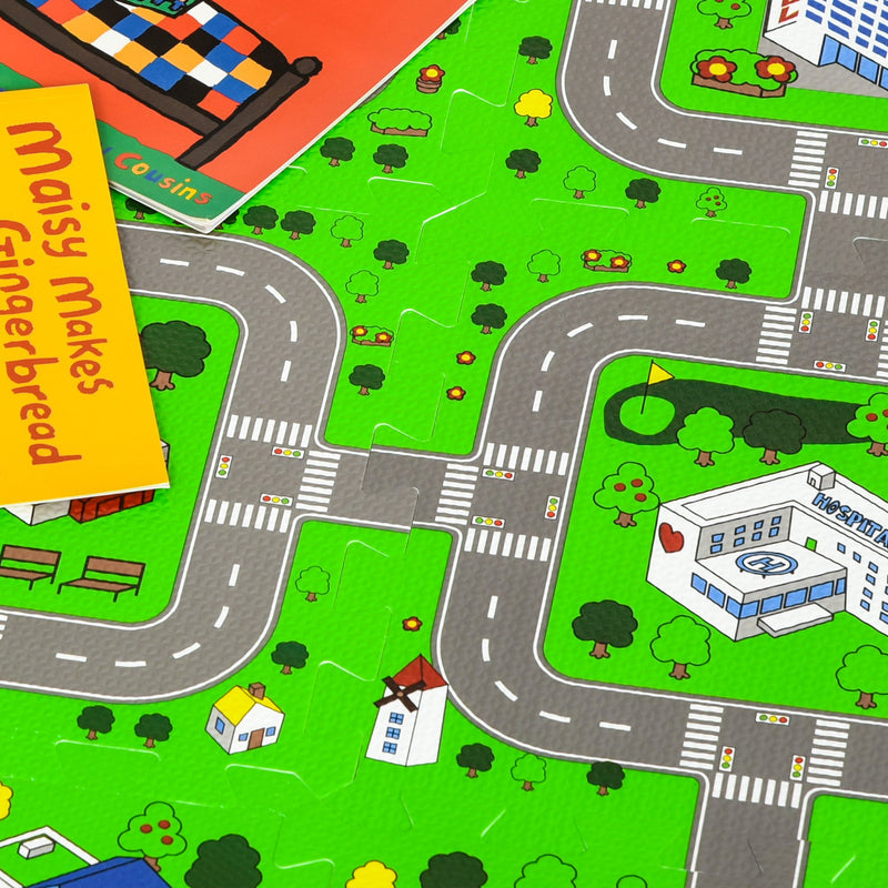 Tappeto Puzzle per Bambini 182,5x182,5 cm in EVA Multicolore