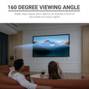 Telo Proiettore 120 Pollici 274x158 cm in PVC Bianco