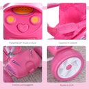 Triciclo Passeggino con Seggiolino Reversibile per Bambini Rosa