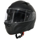 Casco Integrale per Scooter Visiera Lunga Nero M - (57-58 cm)