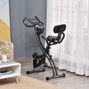 Cyclette Magnetica Pieghevole con Display LCD Nera