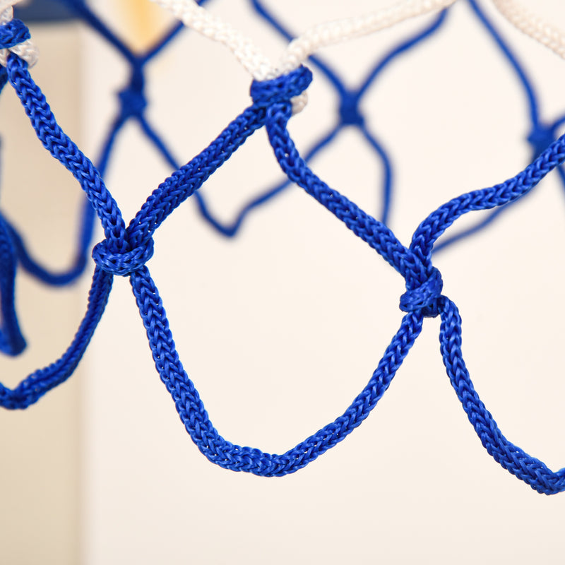 Canestro da Basket e Set Golf per Bambini con Altezza Regolabile Bianco e Blu