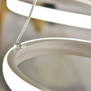 Lampadario a LED 70W Altezza Regolabile Bianco