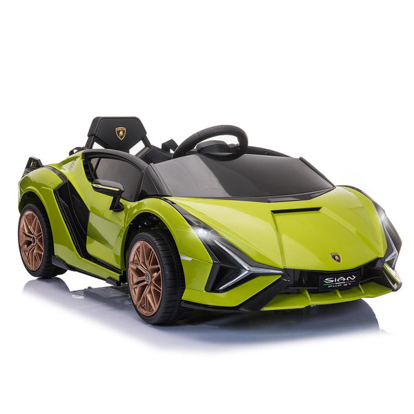 Macchina Elettrica per Bambini 12V con Licenza Lamborghini Sian FKP 37 Verde prezzo