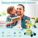Set Pulizie Giocattolo per Bambini 30x29x55 cm 17 Accessori con Carrello