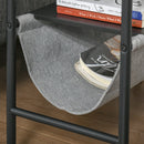 Tavolino 60x28x53 cm con Mensola Rimovibile Bianca