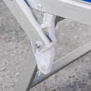 Set 2 Lettini Prendisole da Giardino in Alluminio Vandi Blu