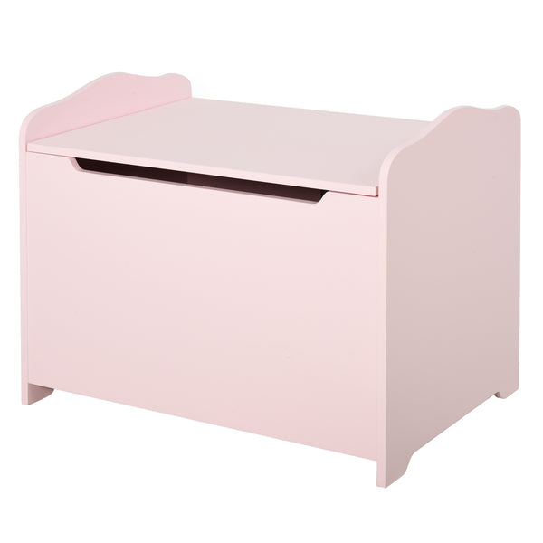 Cassapanca Baule Portagiochi 60x40x48 cm in MDF Rosa prezzo