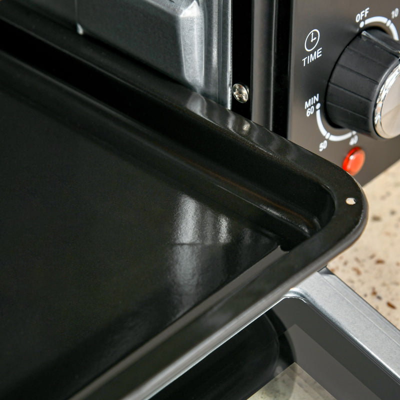 Fornetto Elettrico 21 Litri con Griglia e Teglia Nero