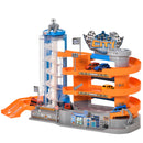 Garage Giocattolo per Bambini 60x22x36 cm con Rampe e Ascensore Multicolore