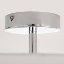 Lampadario Moderno Ø30x17,5 cm G9 40W Paralume in Tessuto Bianco