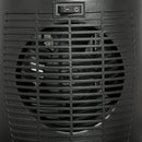 Stufetta Elettrica Oscillante da Scrivania 19,5x14,8x28 cm 1500W Nera