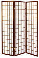 Separè Divisorio in Carta di Riso 3 Ante Noce