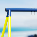 Struttura per Altalena da Giardino 260x160x178 cm con 4 Ganci in Acciaio Blu      