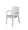 Sedia da Giardino 55x54x85 cm in Resina Bianca