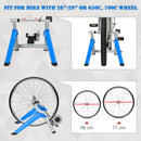 Rullo Bici Allenamento Ruote 26" e 29" in Metallo Blu