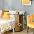 Tavolino da Salotto 60x40x70 cm in Legno Truciolare Marrone