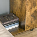 Tavolino da Salotto 60x40x70 cm in Legno Truciolare Marrone