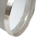 Plafoniera con 4 Faretti LED da Soffitto Orientabili in Metallo Cromato Grigio Ø13x16x72 cm 