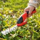 Cesoia Sfoltirami 2 in 1 Tagliaerba e Decespugliatore a Batteria Ricaricabile Rosso