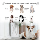 Cuccia per Cani Taglia Media 78x87x81 cm in Plastica Bianco