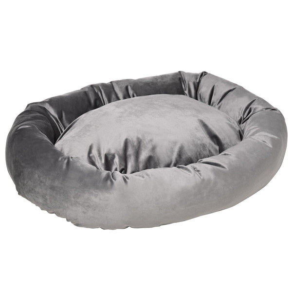 Cuccia Imbottita per Cani 102x74x23 cm in Tessuto Vellutato Grigio Scuro sconto