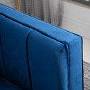 Divano 3 Posti 181x86x78 cm in Velluto Blu