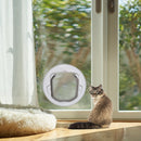 Gattaiola Ø30x4P cm per Vetro Rete e Porta Bianca