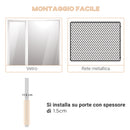 Gattaiola Ø44x4P cm per Vetro Rete e Porta Bianca