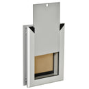 Gattaiola 25,2x6,5x34,2 cm per Vetro e Porte Bianca