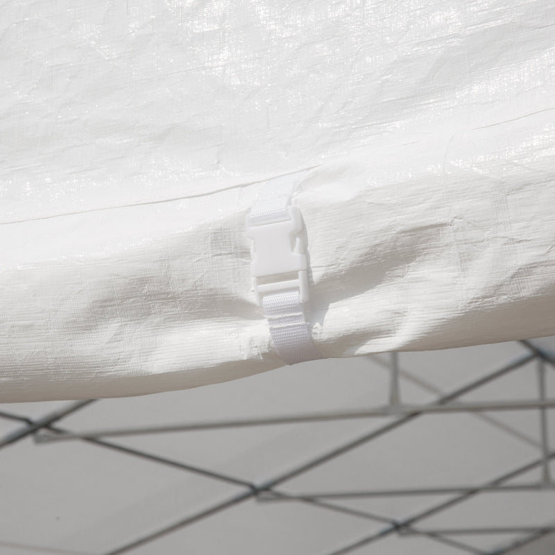 Tendostruttura 10x6m con Pareti Rimobivili in Acciaio e Poliestere Bianca