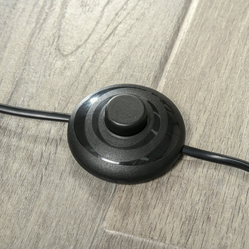 Lampada da Terra Ø40x160 cm Attacco G9 Oro e Nero