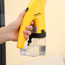 Lavavetri Aspiragocce a Batteria Ricaricabile con Spruzzino Giallo