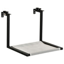 Amaca per Gatti da Parete 42,5x54x34 cm in Tessuto Nero