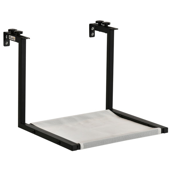 Amaca per Gatti da Parete 42,5x54x34 cm in Tessuto Nero prezzo