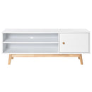 Mobile TV 120x39,5x44,5 cm per TV fino a 50 Bianco