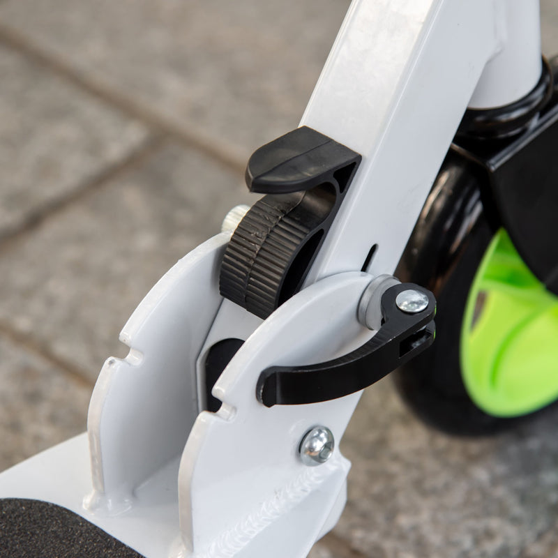 Monopattino Pieghevole per Bambini 72,8x33,4x75-85 cm in Alluminio e Acciaio Verde